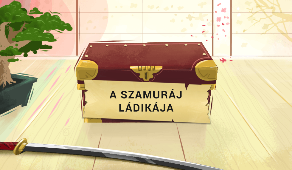 Éppen Japánban jársz, amikor az utcán sétálva hatalmas lármára leszel figyelmes. A szamuráj ládikájának elveszett a zárkombinációja, így nem jut hozzá fegyvereihez. Segíts kitalálni a helyes színkódot!